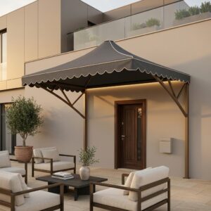 مظلات مداخل المباني – حماية وأناقة للواجهات