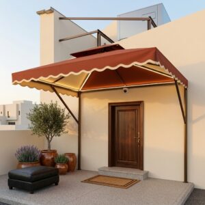 مظلات مداخل المباني – حماية وأناقة للواجهات