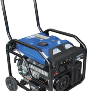 هيونداي مولد بنزين - 2 منافذ / 60 هرتز - أسطوانة واحدة OHV مبردة بالهواء رباعية الأشواط - بطارية ليثيوم - الارتداد وبدء التشغيل الكهربائي