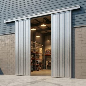 أبواب حديد سحاب للمستودعات – عالية التحمل للمشاريع الكبرى