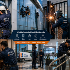 خدمات الصيانة والتصنيع والعقود السنوية للمنشآت